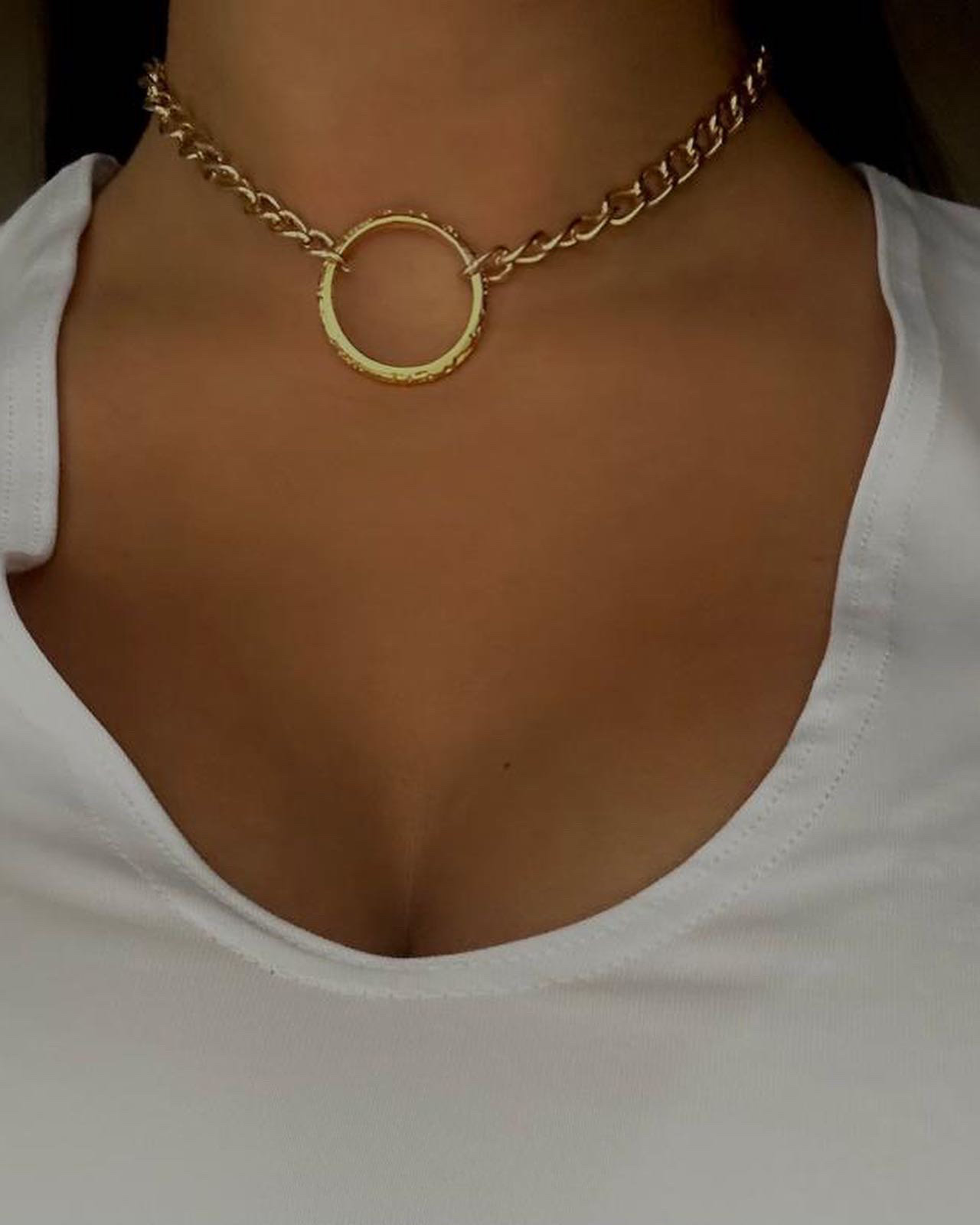 Chain Choker Necklace